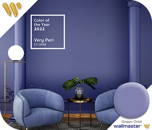 Wallmaster Paints colour Grape Orbit to match as a paint colour to paint my wall